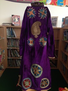 Velvet embroidered coat from Uzbekistan