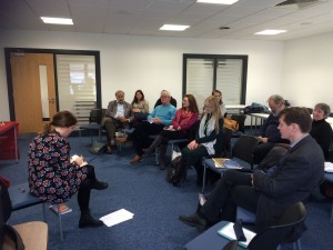 The Myth Studies Centre Reading Group at Essex University discussing Babayaga